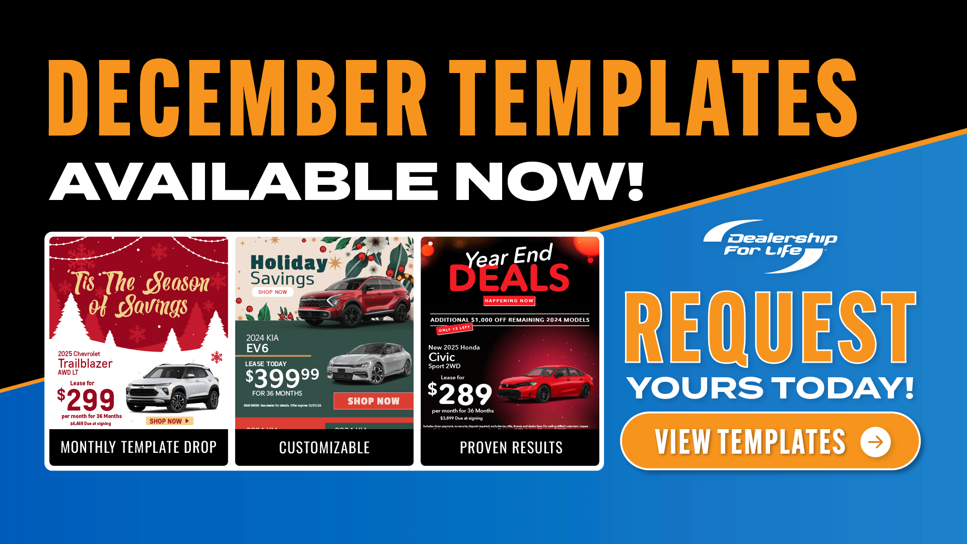 December Templates